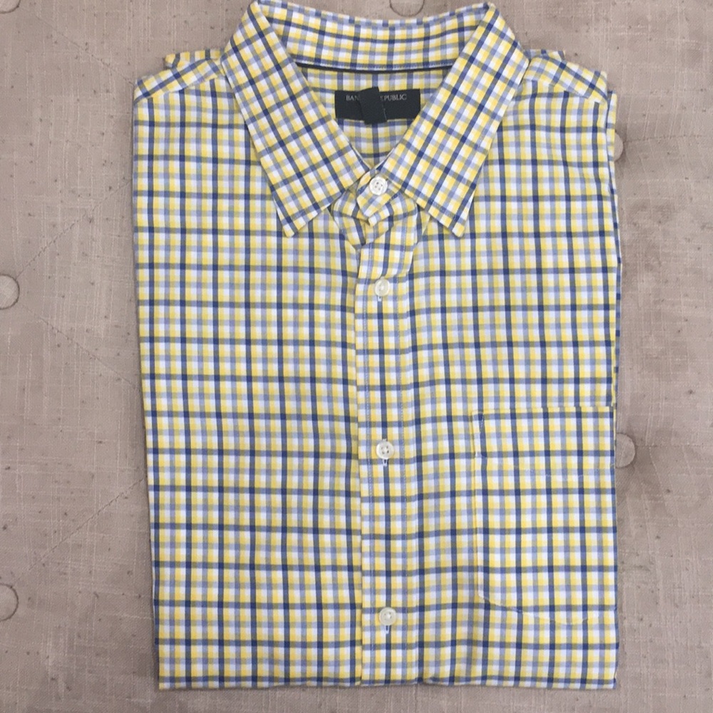 Banana Republic Slim Fit Button Up Shirt XL